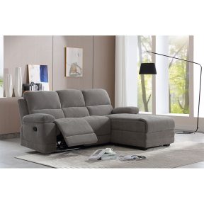 Liberta RELAX Καναπές Recliner Δεξιά Γωνία Γκρι 212x156x96cm 01-3320