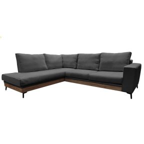 Liberta CAPRI Καναπές Ανθρακί με Αριστερή Γωνία 280x230x80cm 01-3447