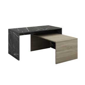 Liberta PETRA DUO Coffee Table Πέτρα Sonoma Σκούρο 90x45x45cm 04-0460