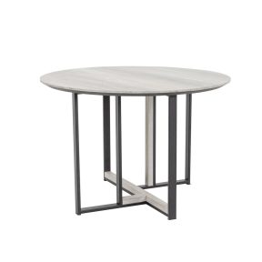 Liberta COMBO Coffee Table Sonoma Decape/Μαύρο Φ60x40cm 04-0570