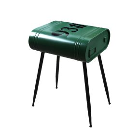 Liberta DELF 5 Side Table Πράσινο/Μαύρο 30x41x48cm 04-0696