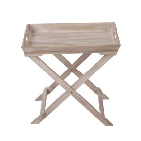 Liberta BUTLER Side Table Φυσικό 48.5x32x48.5cm 04-0790