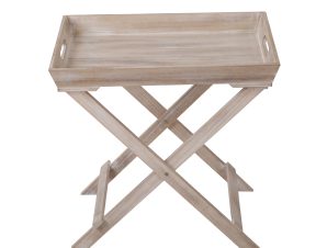 Liberta BUTLER Side Table Φυσικό 48.5x32x48.5cm 04-0790