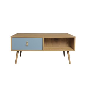 Liberta WEEZ Coffee Table Sonoma/Γκρι/Φυσικό 100x48x45cm 04-0896