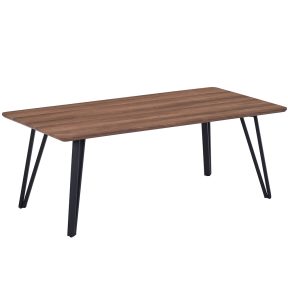 Liberta VELSEN Coffee Table Καρυδί Oak/Μαύρο 120x60x45cm 04-0907