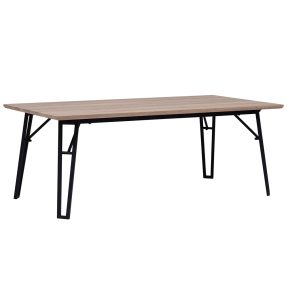 Liberta KAISER Coffee Table Oak/Ανοιχτό Μαύρο 120x60x45cm 04-0909