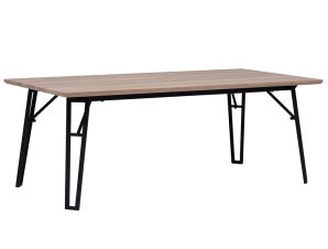 Liberta KAISER Coffee Table Oak/Ανοιχτό Μαύρο 120x60x45cm 04-0909