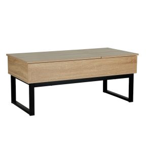 Liberta SERVE Coffee Table Φυσικό/Μαύρο 109x55x46cm 04-0916