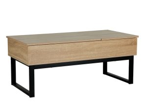 Liberta SERVE Coffee Table Φυσικό/Μαύρο 109x55x46cm 04-0916