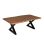 Liberta – Maison MINGLE Coffee Table Καρυδί/Μαύρο 115x60x42cm 04-1056