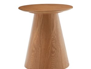 Liberta LOTUS Side Table Φυσικό Φ45x50cm 04-1059