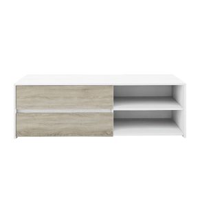 Liberta ALL DAY TV Stand Γκρι Oak/Λευκό Oak 140x47x45cm 05-0365