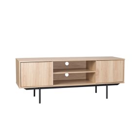 Liberta RIGOTE TV Stand Sonoma με 2 Πορτάκια 140x39x53cm 05-0533