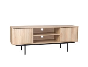 Liberta RIGOTE TV Stand Sonoma με 2 Πορτάκια 140x39x53cm 05-0533