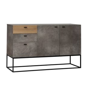 Liberta DELTA Μπουφές Cement Dark Oak 136x41x82cm 05-0608