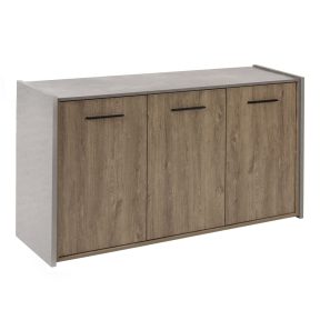 Liberta BONDI 2 Μπουφές Sonoma/Σκούρο Cement 160x45x85cm 05-0621