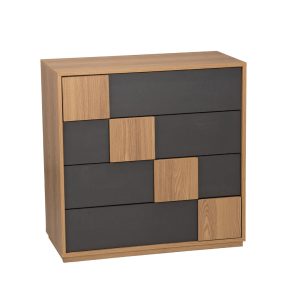 Liberta JENGA Κομότα Sonoma/Γκρι 80x40x80cm 09-1985