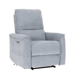 Liberta TIME OUT Πολυθρόνα Recliner Γκρι Ανοιχτό 81.5×90.5x104cm 20-0052