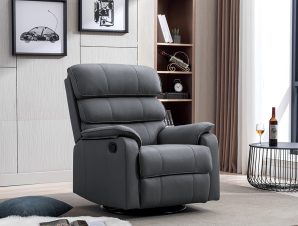 Liberta BEAT Πολυθρόνα Recliner Γκρι 82x95x104cm 20-0059