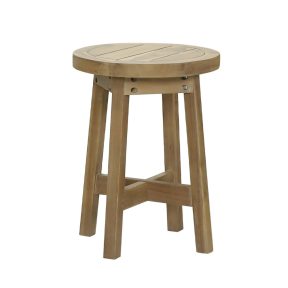 Liberta ANASA Side Table Φυσικό Φ40x48cm 22-0148