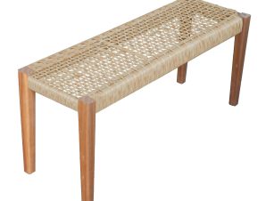 Liberta MESH Παγκάκι Φυσικό 110x35x40cm 22-0189