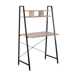 Liberta EIFFEL Γραφείο Sonoma/Μαύρο 84x46x142cm 28-0124