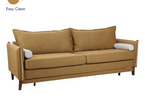 Liberta COMMODO Τριθέσιος Καναπές-Κρεβάτι Camel-Beige 230x81x88cm 71-0036