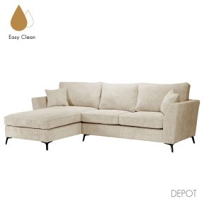 Liberta BOEL Καναπές Beige Αριστερή Γωνία 280x170x92cm 71-0126