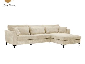 Liberta FOREVER Καναπές Beige Δεξιά Γωνία 316x185x92cm 71-0154