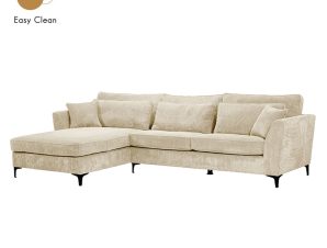 Liberta FOREVER Καναπές Beige με Αριστερή Γωνία 316x185x92cm 71-0158